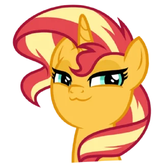 Стикер Sunset | @MyLittlePony_bots - 5