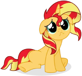 Стикер Sunset | @MyLittlePony_bots - 8