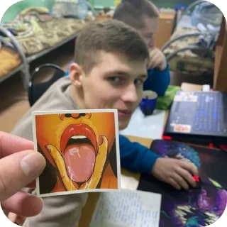 Sticker Вот - 0