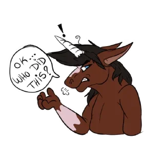 Sticker Wild Horse and Dog @stickersb2b - 0