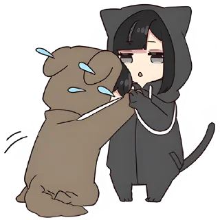 Sticker Юрудура-тян 2 @Nyasticks - 0