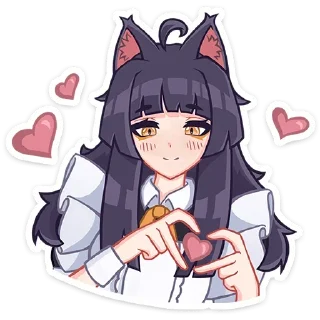 Sticker Акла @anime4_arts - 0