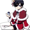 Sticker Новогодние анимешки :: @animesticks - 0