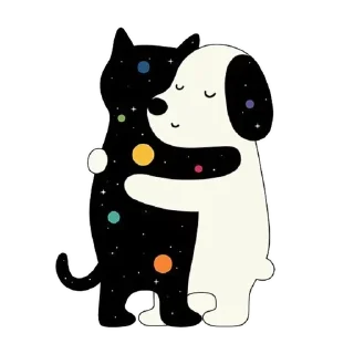Стикер a pack full of hugs - 5