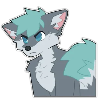 Sticker Rix @biteyrix (Wolfdog & Kaiju) - 0