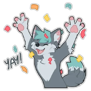 Sticker Rix @biteyrix (Wolfdog & Kaiju) - 5