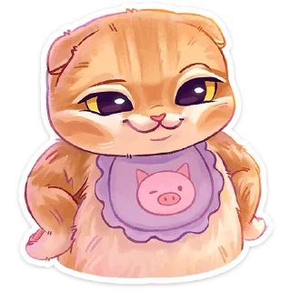 Стикер Котик - 9 Стикер Котик - 9