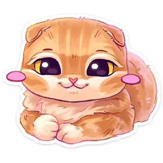 Стикер Котик - 0