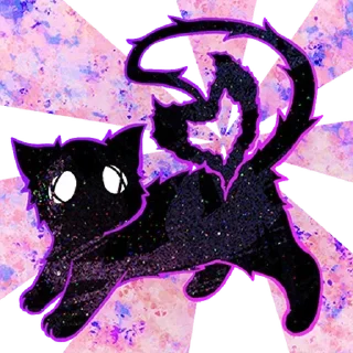 Стикер Ghozcat Purple @MoiStikiBot - 0