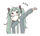 Стикер Hatsune Miku - 0