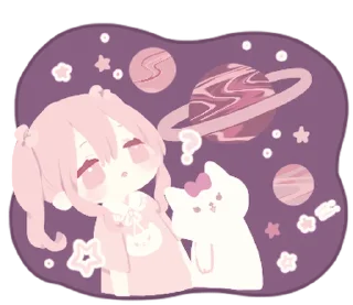 Стикер розовый ♡ @softsticks - 11