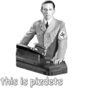 Стикер Goebbels MG - 4