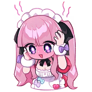 Sticker Моэру чан ⇾ ❲ @moleboroda ❳ - 0