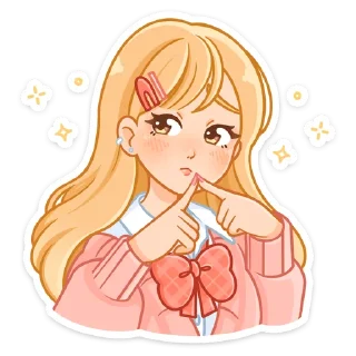 Sticker Момо от @TgSticker - 0