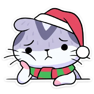 Sticker Новогодний Мох :: @stickroom - 0