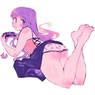 Sticker Nachikusan+Nasukichan. Больше: @hentach_s - 11