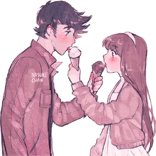 Sticker Nachikusan+Nasukichan. Больше: @hentach_s - 2