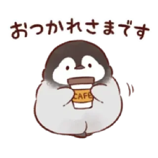Sticker soft and cute penguin 01 - 0