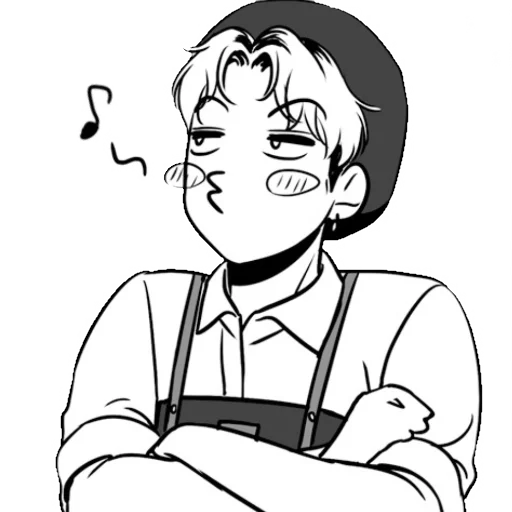 Sticker Чан У - 2