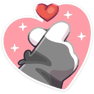 Стикер Лапки-царапки • @TgSticker - 7