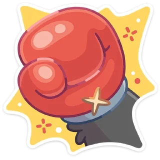Стикер Лапки-царапки • @TgSticker - 0