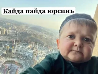 Стикер Ногайский Хасбик☝🏻 @sozdat_stikery_bot - 4