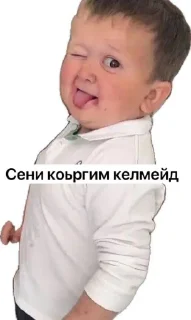 Стикер Ногайский Хасбик☝🏻 @sozdat_stikery_bot - 8