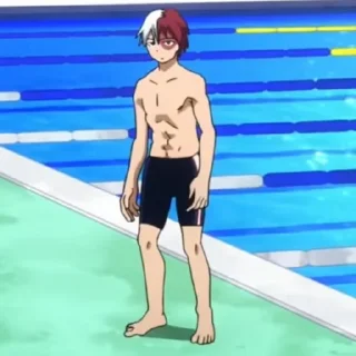 Стикер ◈『Shoto Todoroki』◈ @ka_anime_sticker - 0