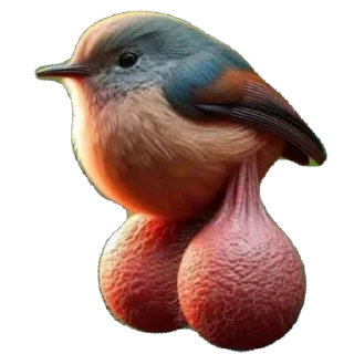 Sticker синица с яйцами - 0 Sticker синица с яйцами - 0