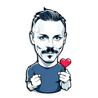 Стикер AI-стикеры с вашим лицом ➡️ @Stikitty_bot. - 7
