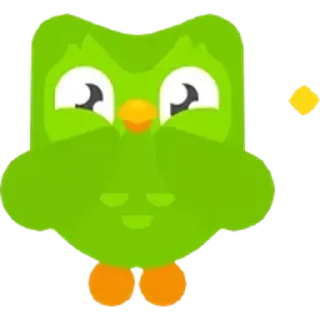 Стикер Duolingo Owl (@emopix) - 8