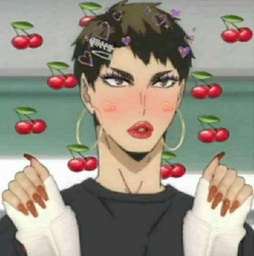 fruit fruit cartoon human face