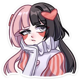 Sticker Валентинка Маф без надп @stickers_vk - 0