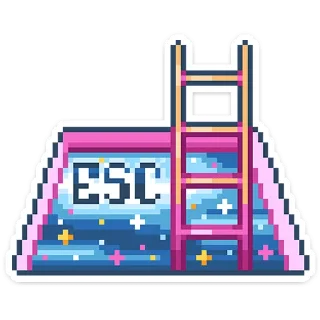 Стикер 8-bit • @TgSticker - 8