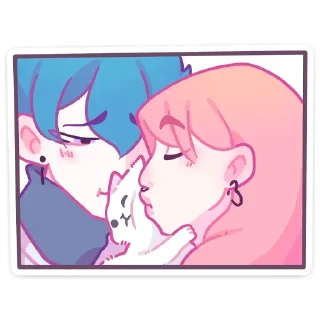 Стикер Малиновый Джем @colored_emotions - 6