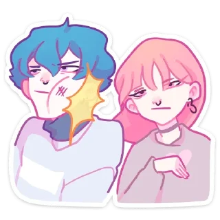 Стикер Малиновый Джем @colored_emotions - 3