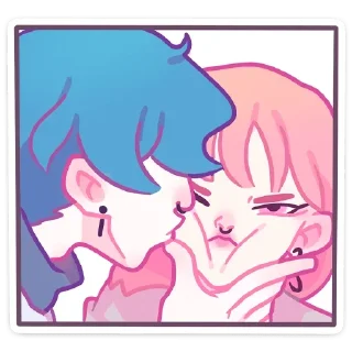 Стикер Малиновый Джем @colored_emotions - 9