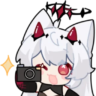 Стикер 希栗大魔王 @zhaxia_cn - 6 Стикер 希栗大魔王 @zhaxia_cn - 6