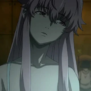 Стикер Yuno Gasai @animestickersii - 0