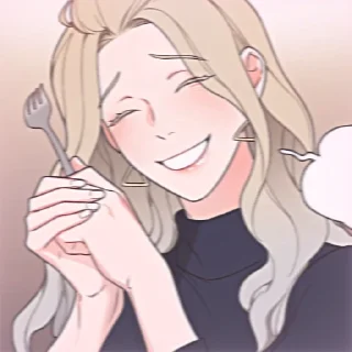 Sticker юри! ʕ ꈍᴥꈍʔ - 0