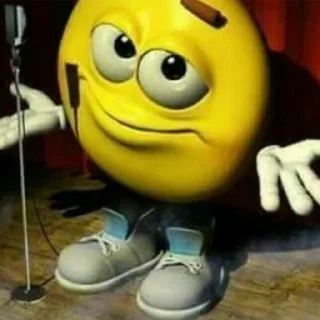 Стикер Желтый чел - 0